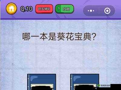 《哪本是葵花宝典？燃烧吧我的大脑第10关攻略》