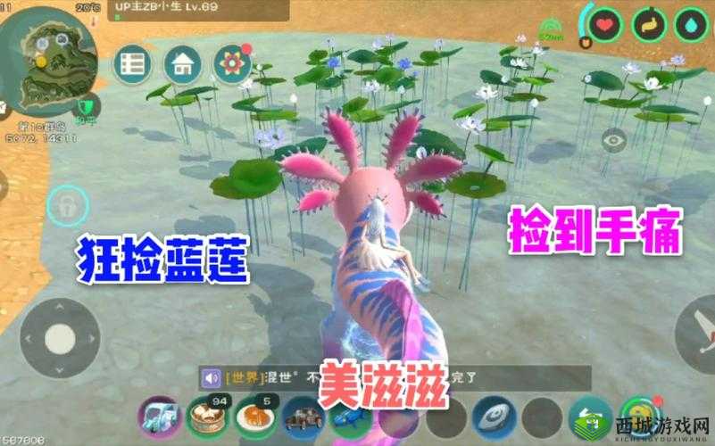 探索创造与魔法世界，揭秘蓝莲花一湖一朵的珍稀寻觅之旅