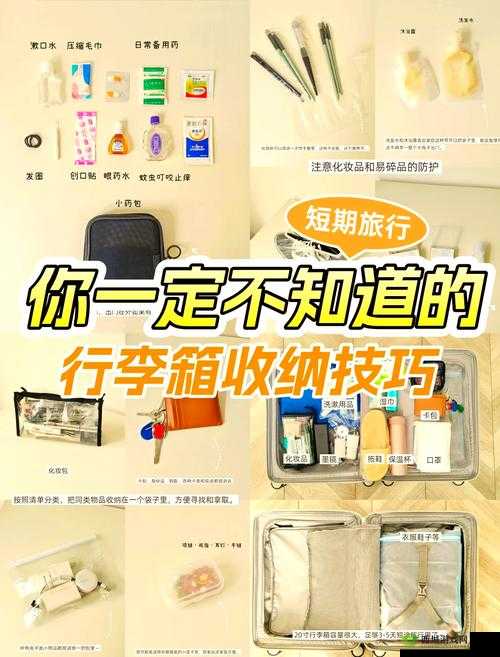 落樱小屋行李箱怎么高效整理？全面揭秘收拾、关闭步骤的秘诀！